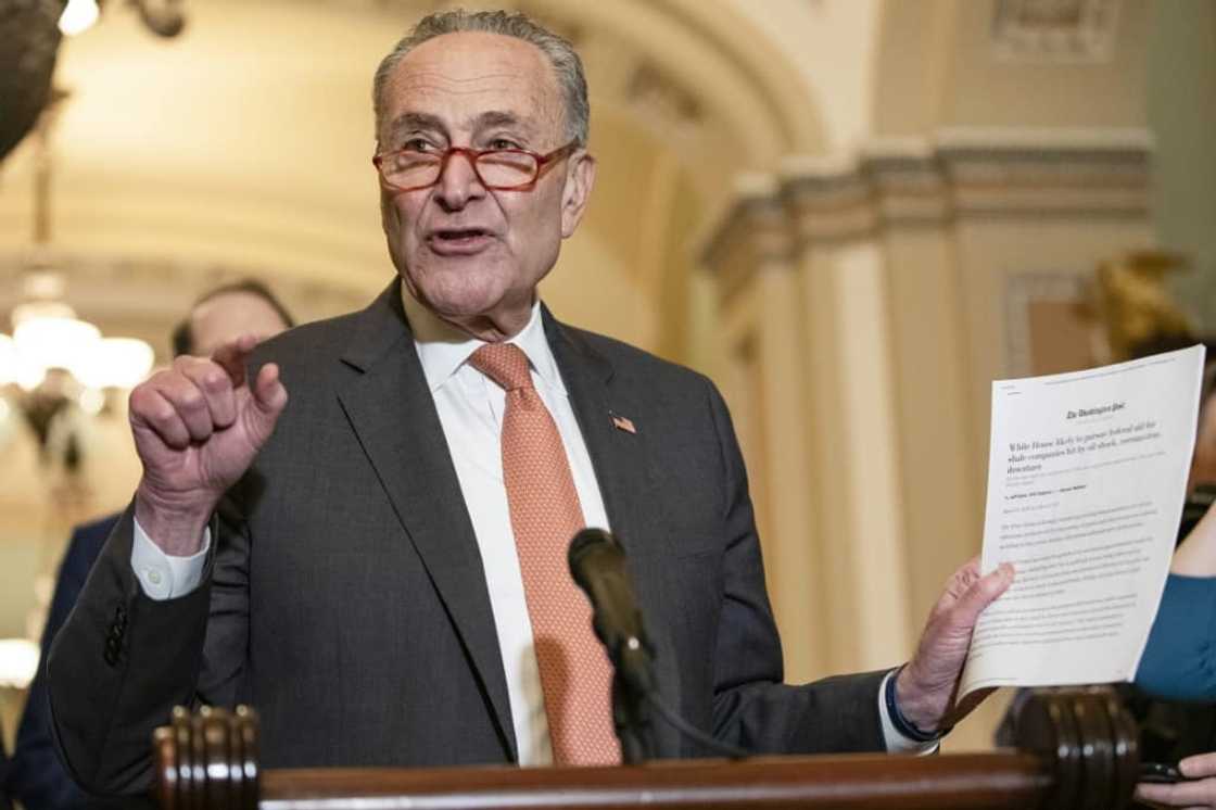 Senate Minority Leader Chuck Schumer urged the Justice Department to "use every tool" to prevent and prosecute price-fixing Senate Minority Leader Chuck Schumer urged the Justice Department to "use every tool" to prevent and prosecute price-fixing