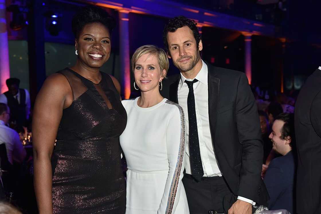 Leslie Jones, Kristen Wiig, and Avi Rothman Leslie Jones, Kristen Wiig, and Avi Rothman