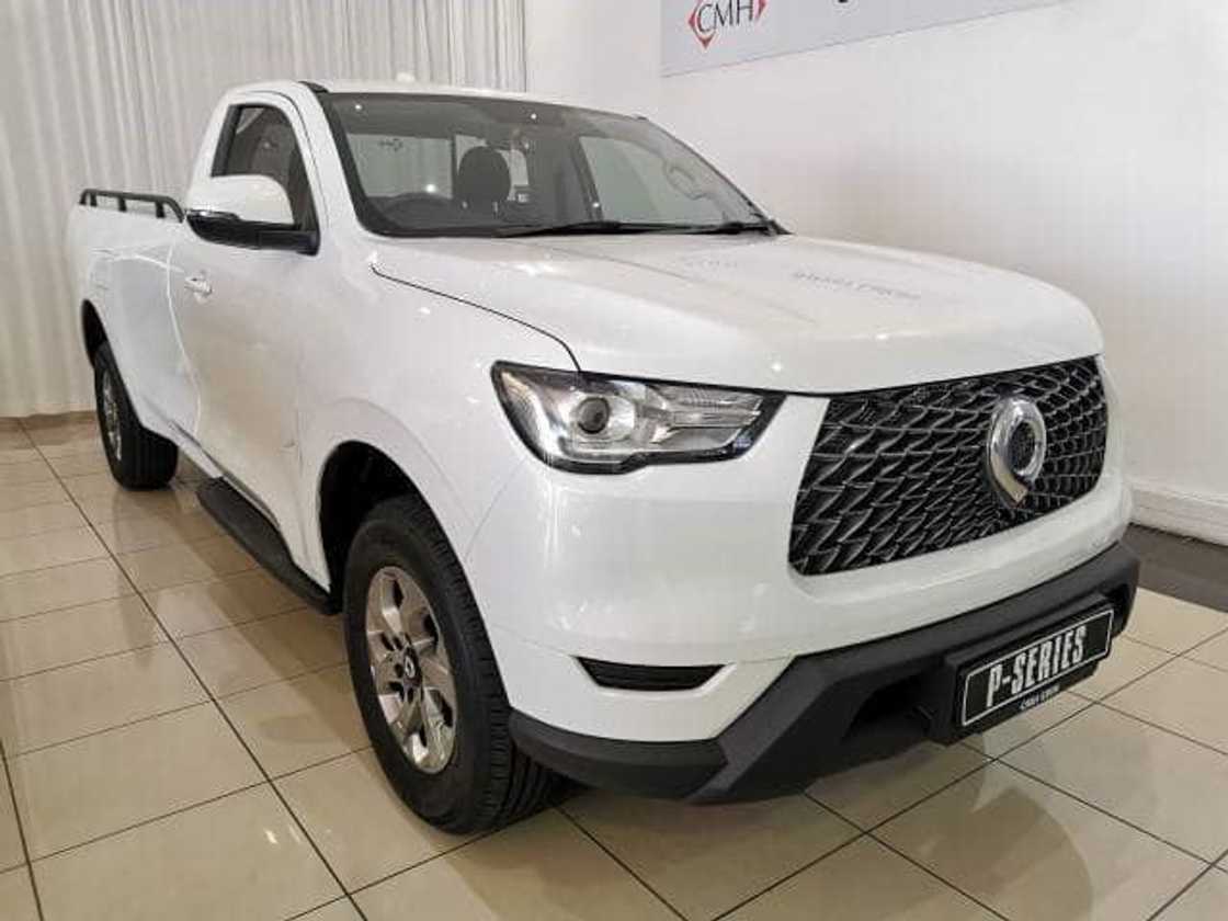 A white GWM P Series A white GWM P Series