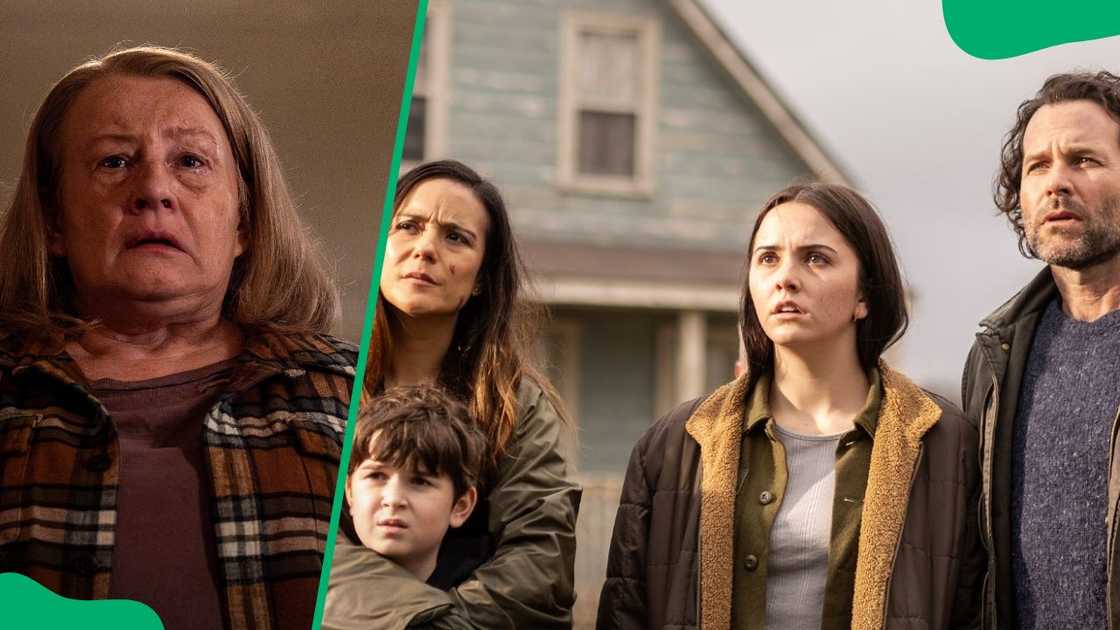 Elizabeth Saunders as Donna Raines (L). Tabitha, Jim, Ethan and Julie Matthews (R) Elizabeth Saunders as Donna Raines (L). Tabitha, Jim, Ethan and Julie Matthews (R)