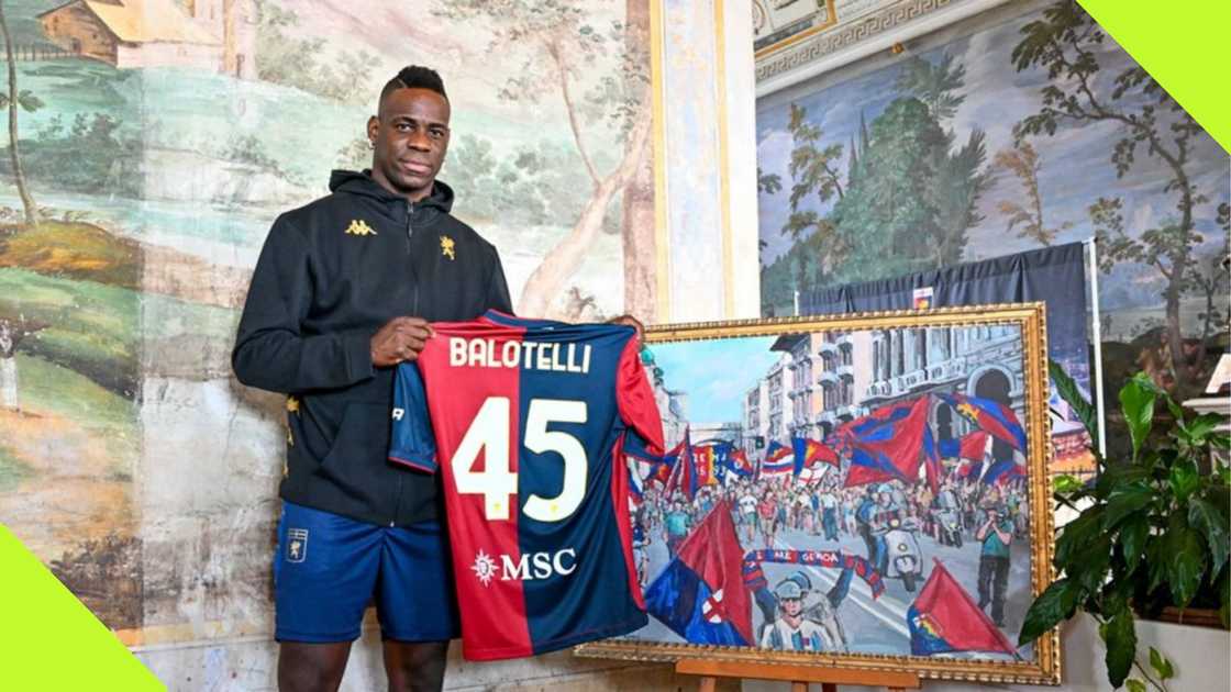 Mario Balotelli has joined Serie A side Genoa CFC.