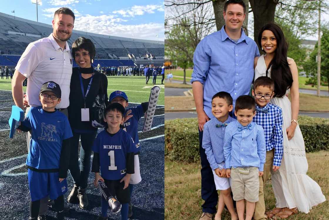 Dan Lanning and his family