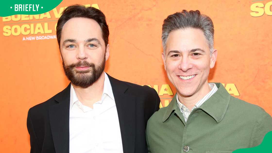 Jim Parsons and Todd Spiewak in New York City