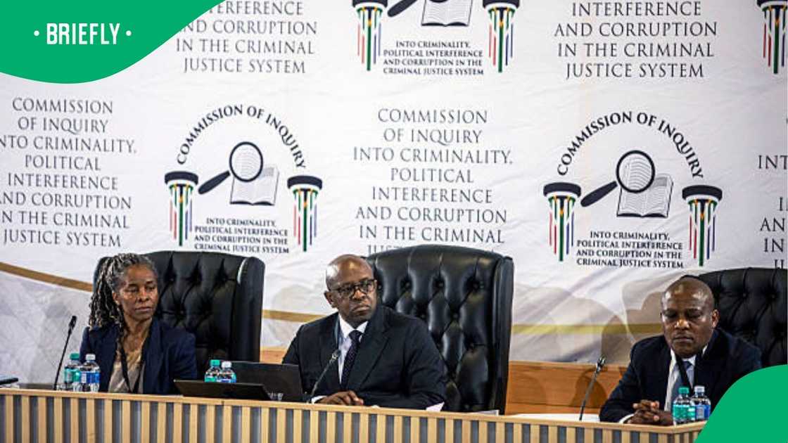 a pic of Madlanga commission a pic of Madlanga commission