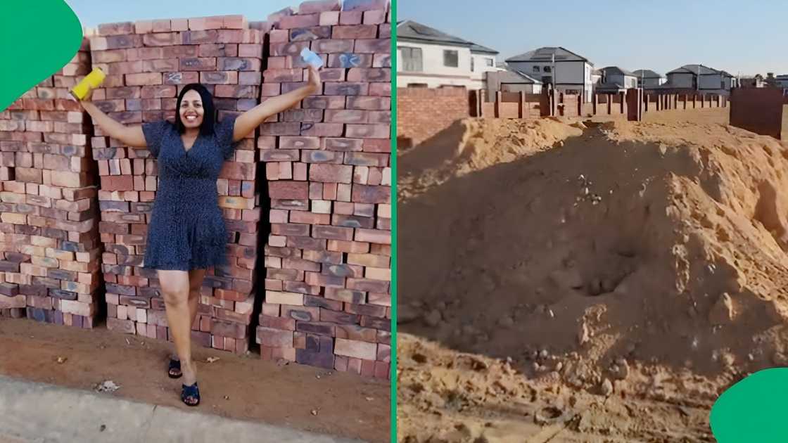 A Mzansi woman celebrated becoming a homeowner A Mzansi woman celebrated becoming a homeowner