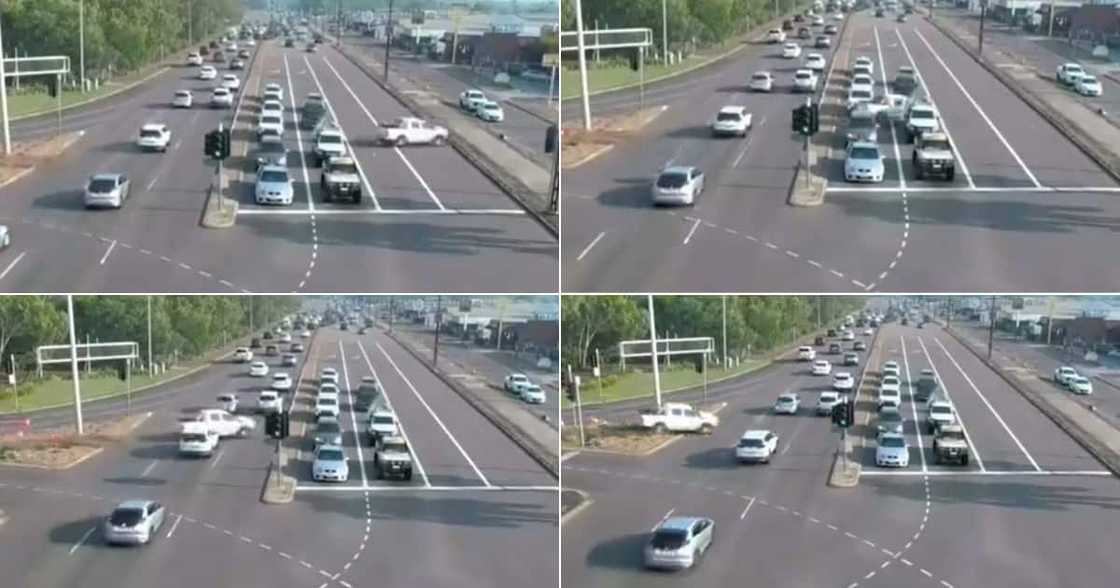 Video, Car, Crash, Several lanes, Swerving, Traffic, Almost hit, Social media reactions Video, Car, Crash, Several lanes, Swerving, Traffic, Almost hit, Social media reactions