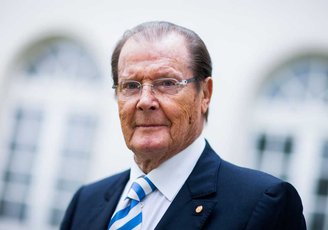 Roger Moore in Aachen, Germany