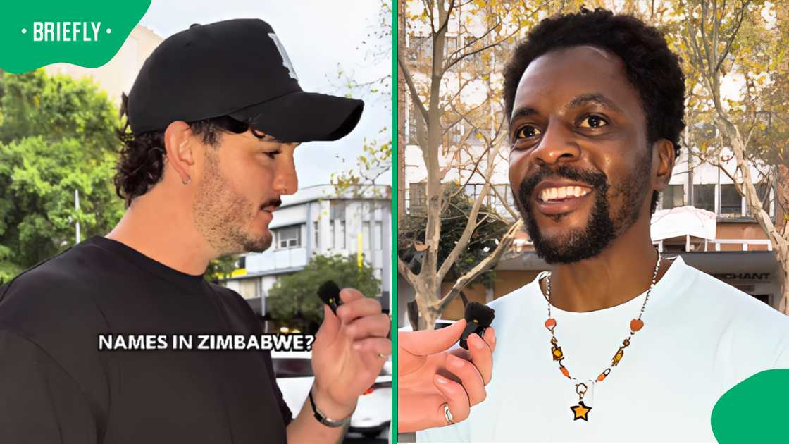 A Zimbabwean man casually listed “common Zimbabwean names”