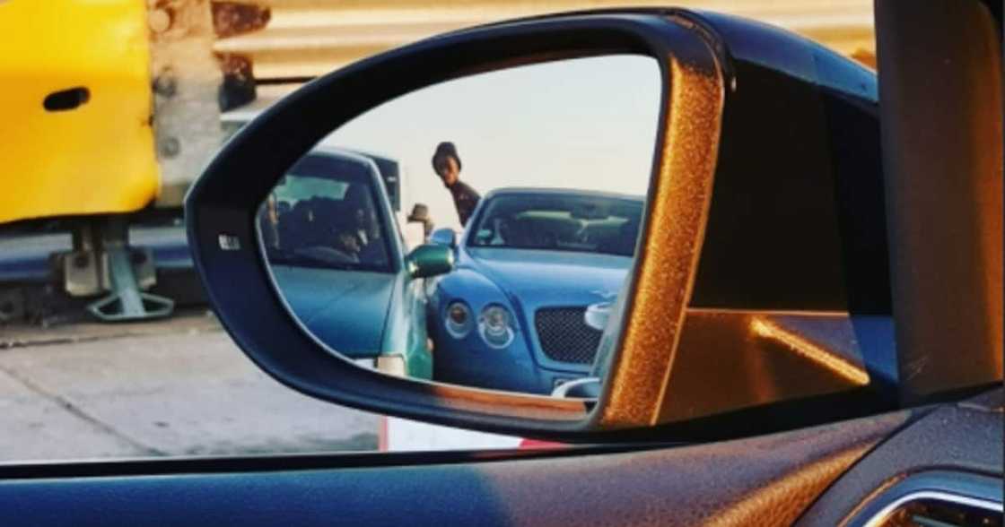 Bad driver, Almera, Bentley, damaged, Twitter reactions Bad driver, Almera, Bentley, damaged, Twitter reactions