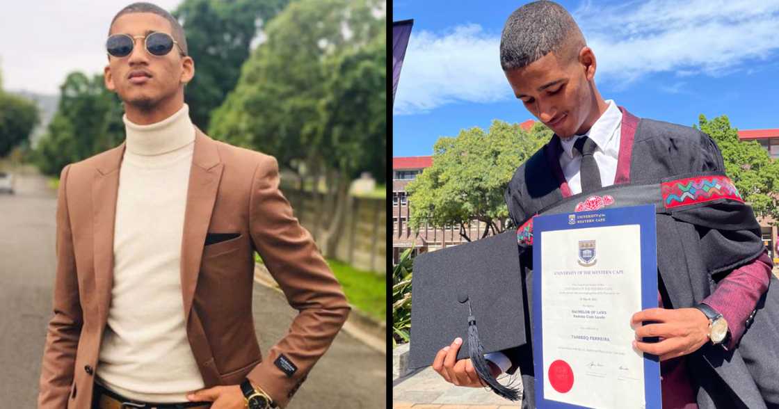 The University of the Western Cape, law degree, summa cum laude, achievement, Tasreeq Ferreira