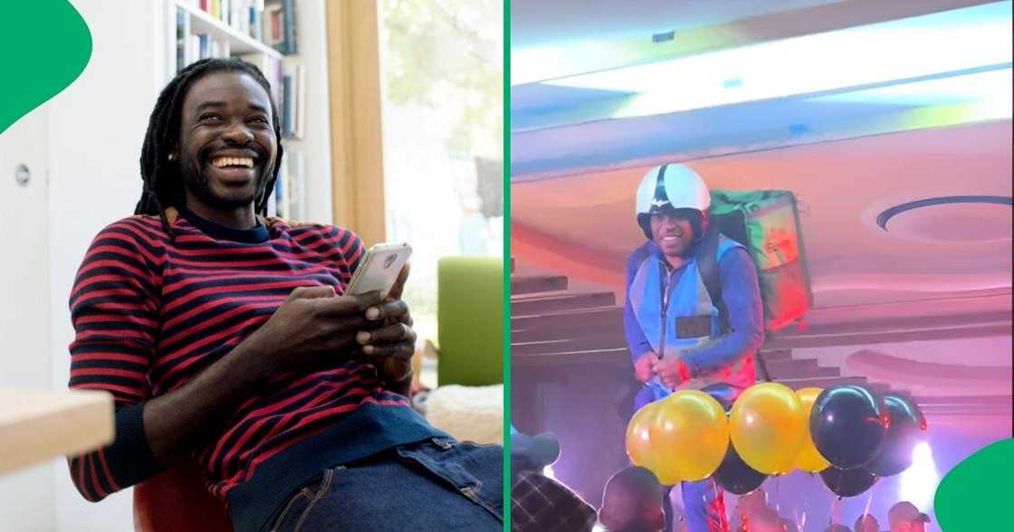 An Uber Eats driver became an internet sensation after a video of him dancing enthusiastically at a nightclub went viral An Uber Eats driver became an internet sensation after a video of him dancing enthusiastically at a nightclub went viral