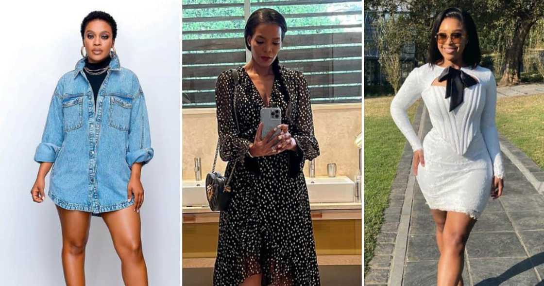 Nomzamo Mbatha, Connie Ferguson and Minnie Dlamini Nomzamo Mbatha, Connie Ferguson and Minnie Dlamini