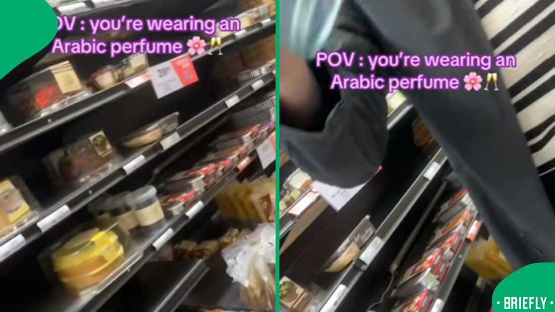 A short TikTok video showed the humorous reaction of someone being denied the location of an Arabic perfume in South Africa A short TikTok video showed the humorous reaction of someone being denied the location of an Arabic perfume in South Africa