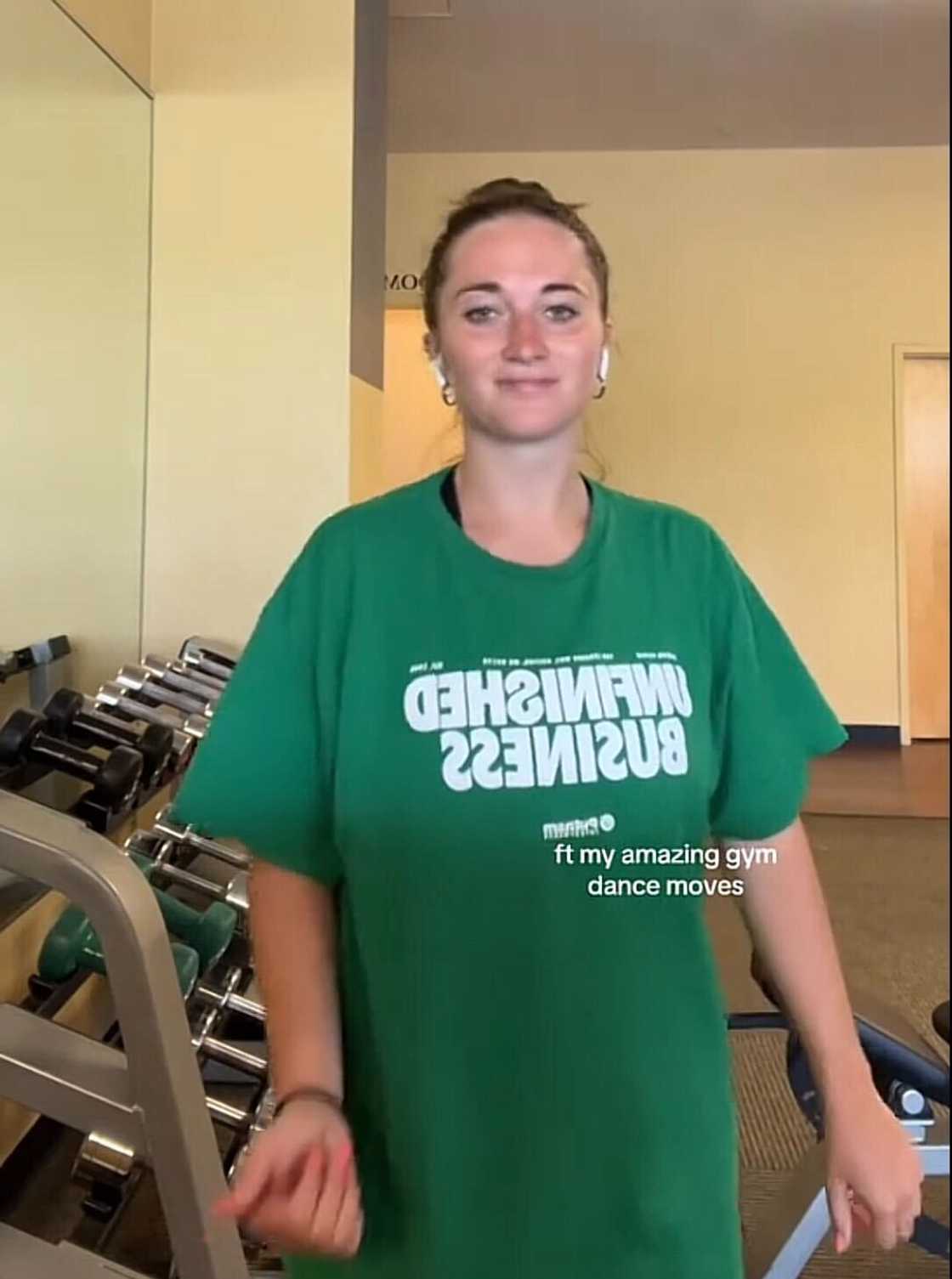 A woman from Boston created content on TikTok.