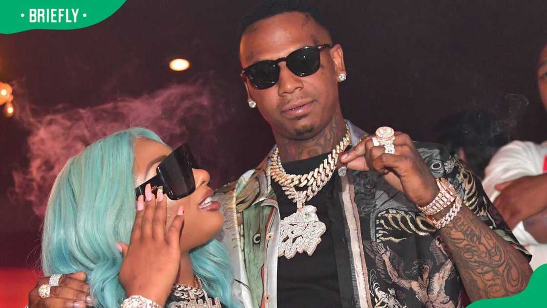 Megan Thee Stallion and Moneybagg Yo in Atlanta Megan Thee Stallion and Moneybagg Yo in Atlanta