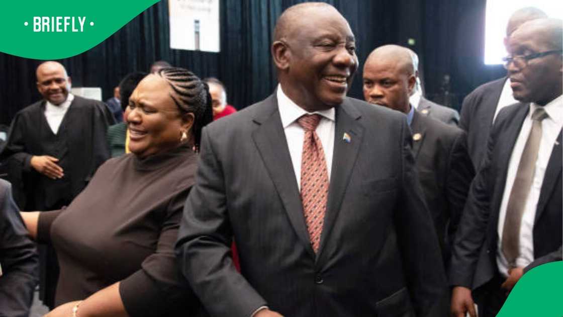 Thoko Didiza and Cyril Ramaphosa