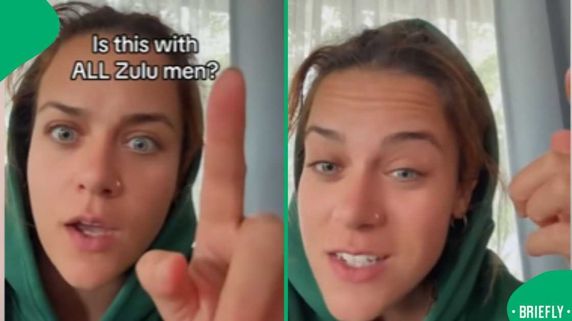 A white Mzansi woman sharing her experience of seeing Zulu men caused a social media frenzy A white Mzansi woman sharing her experience of seeing Zulu men caused a social media frenzy