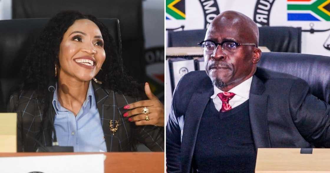 Nomachule Mngoma & Malusi Gigaba Nomachule Mngoma & Malusi Gigaba