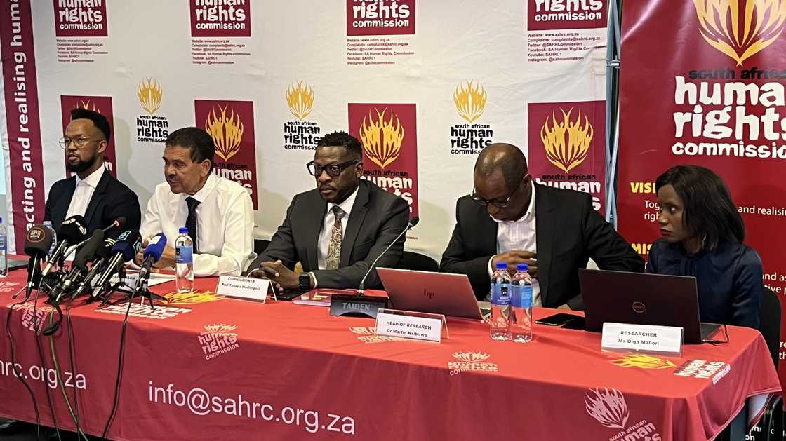 The South African Human Rights Commission released four reports into the country's human rights condition The South African Human Rights Commission released four reports into the country's human rights condition