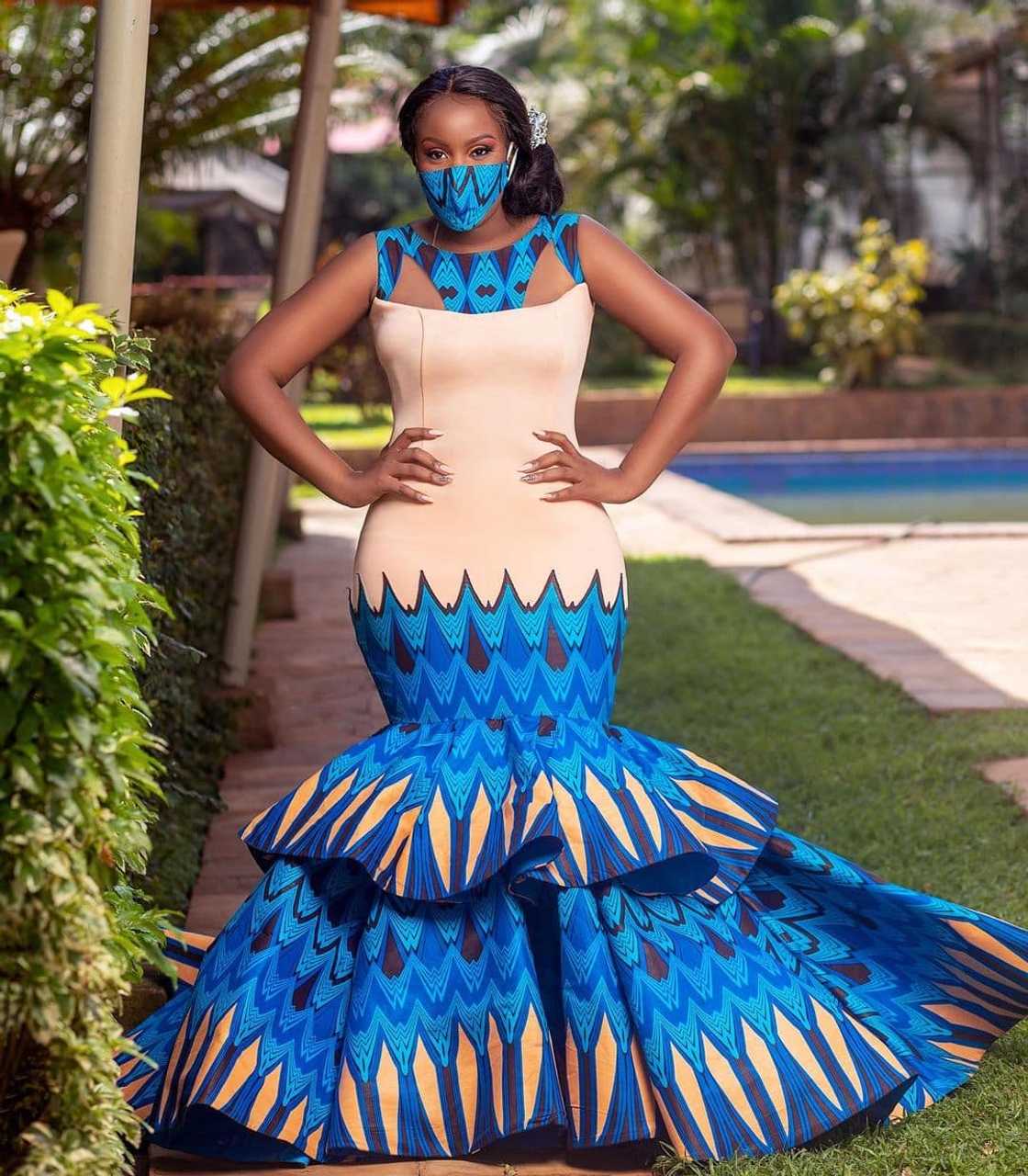 The extra-detailed mermaid gown The extra-detailed mermaid gown