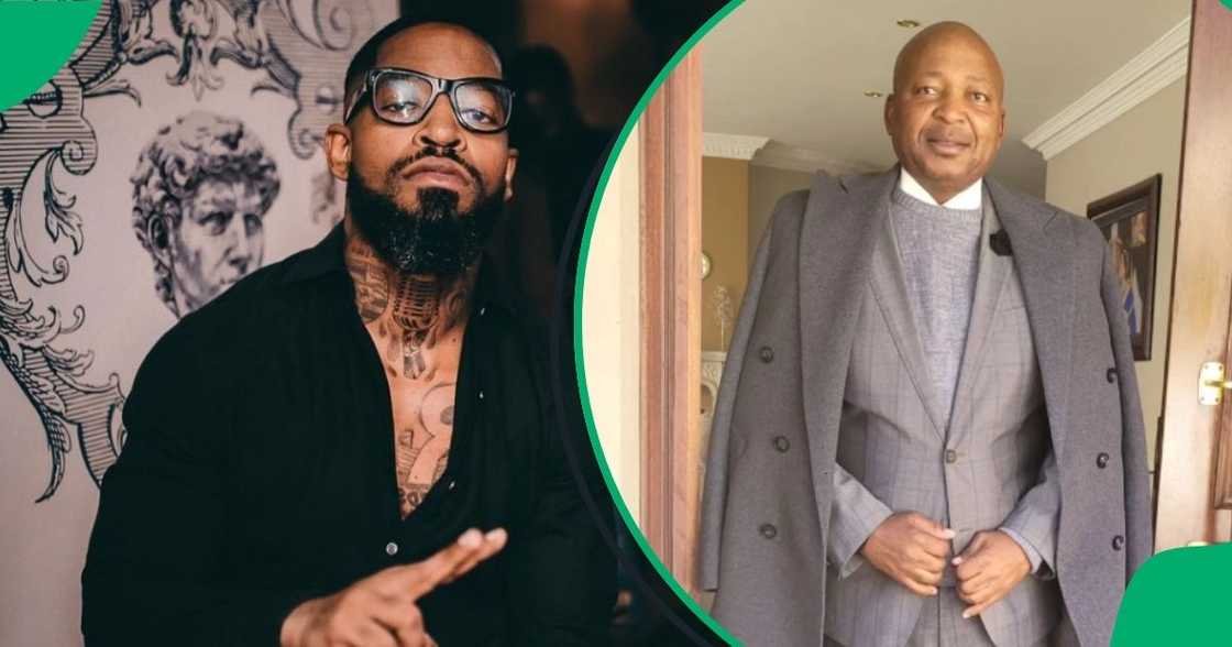 Prince Kaybee claimed Kenny Kunene was his high school teacher. Prince Kaybee claimed Kenny Kunene was his high school teacher.