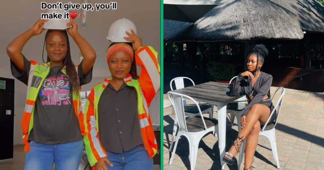 Two young women motivated netizens not to give up on their dreams of working in construction Two young women motivated netizens not to give up on their dreams of working in construction