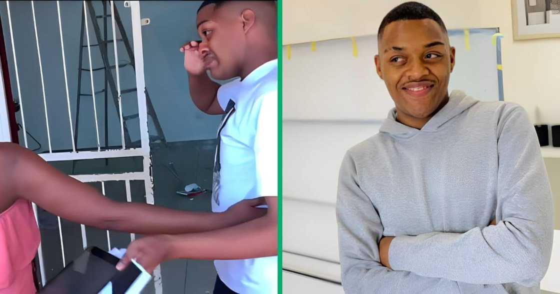 A 23-year-old made his parents proud after opening his own business. A 23-year-old made his parents proud after opening his own business.