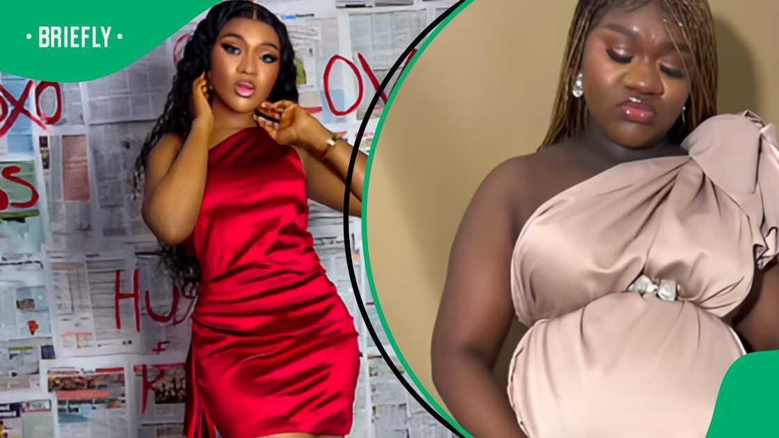 Woman's pre and post pregnancy images show a world of difference Woman's pre and post pregnancy images show a world of difference