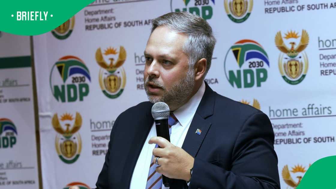Home Affairs Minister Leon Schreiber said officials accused of corruption will face the music as the Special Investigating Unit released a report into the Department's corruption Home Affairs Minister Leon Schreiber said officials accused of corruption will face the music as the Special Investigating Unit released a report into the Department's corruption