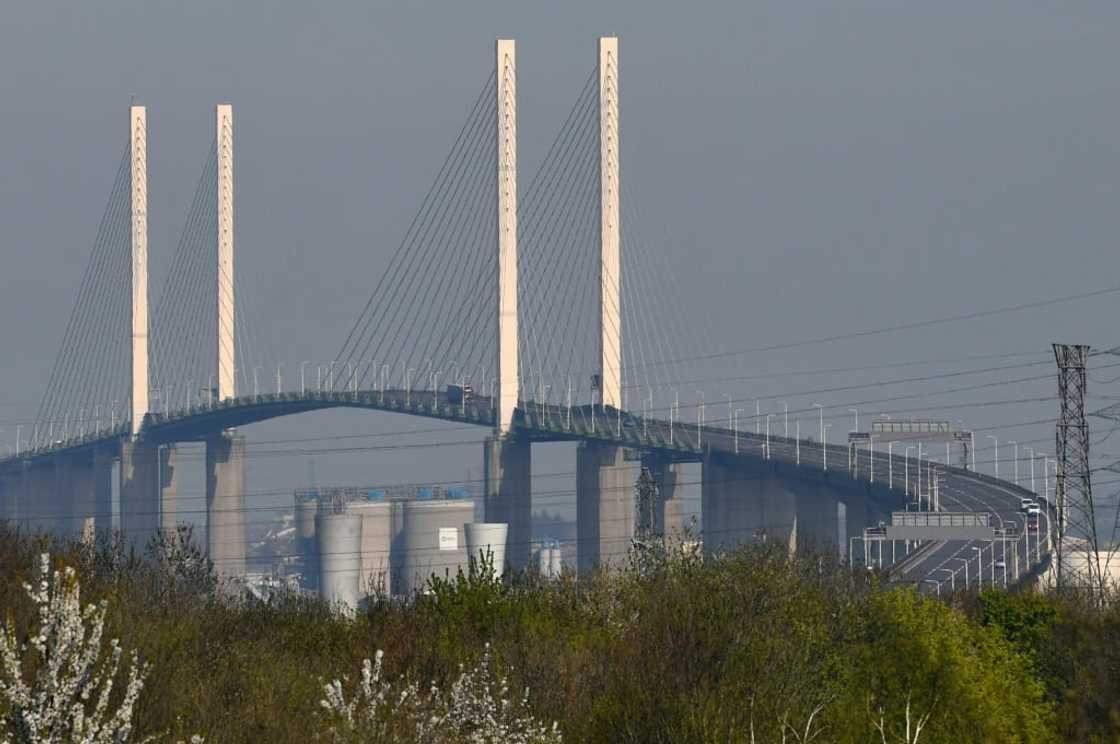 The bridge connects directly at both ends with one of Europe's busiest motorways