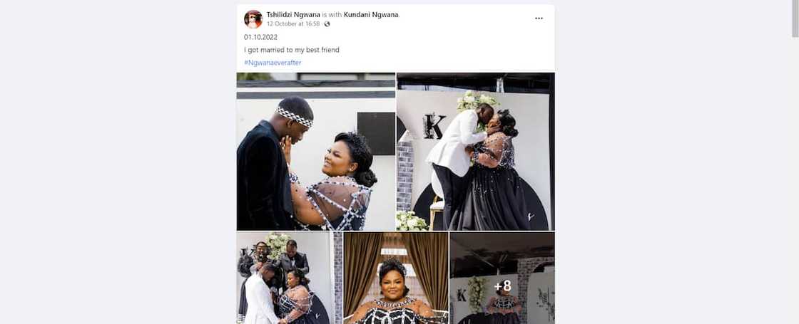 Facebook wedding screenshot Facebook wedding screenshot