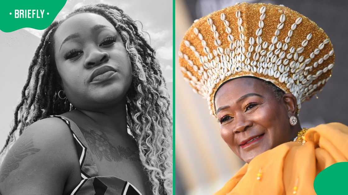 Nothando Mabuza mourned the death of her mother, veteran actress Connie Chiume.
