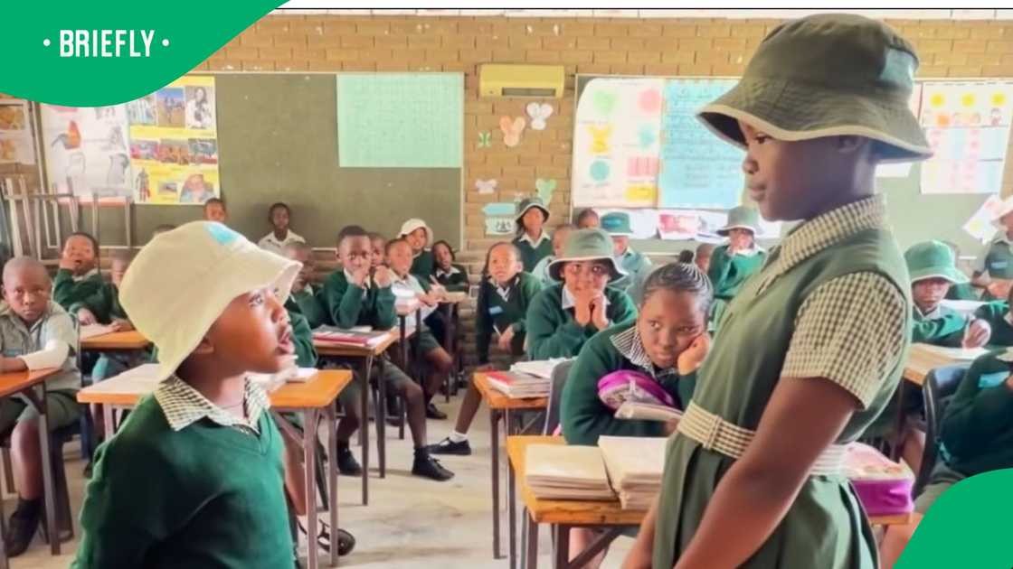 Primary schoolers in South Africa speak Mandarin Primary schoolers in South Africa speak Mandarin
