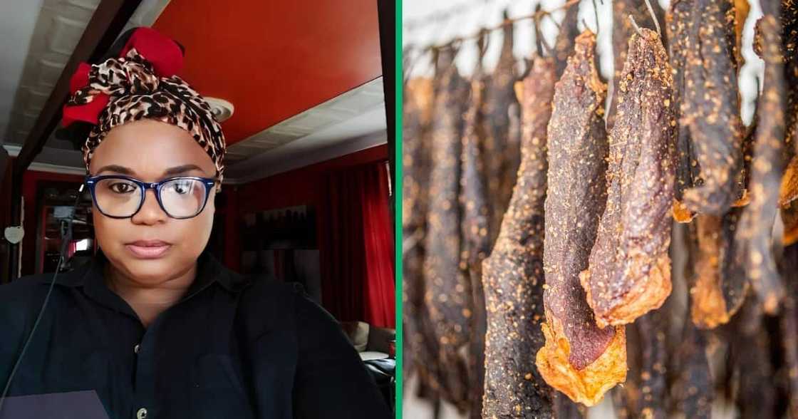 An unhappy lady had to pay R6.00 extra for a biltong paper bag. An unhappy lady had to pay R6.00 extra for a biltong paper bag.