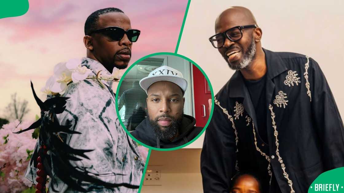 Sizwe Dhlomo was happy to see that Black Coffee and Zakes Bantwini had ended their feud