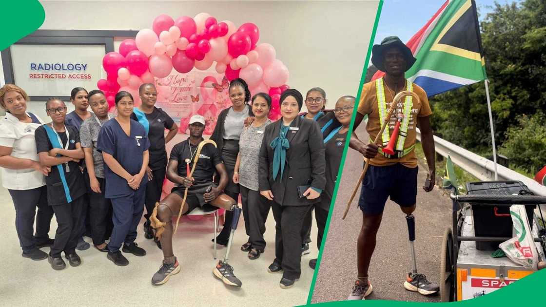His cross-country journey advocates for inclusive community spaces and restored sports infrastructure for township youth