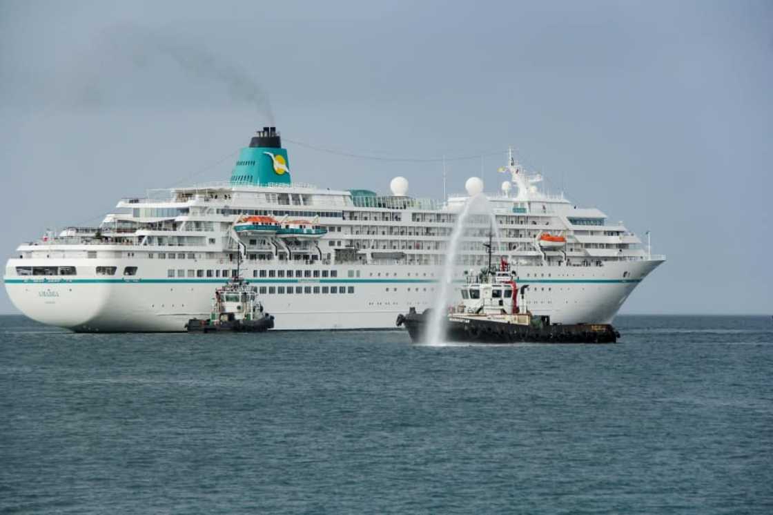 The Amadea is the first European cruise ship to visit Venezuela in 15 years