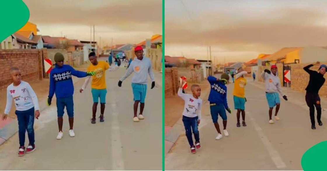 A TikTok video shows kids unveiling their dance moves that impressed many people in SA.