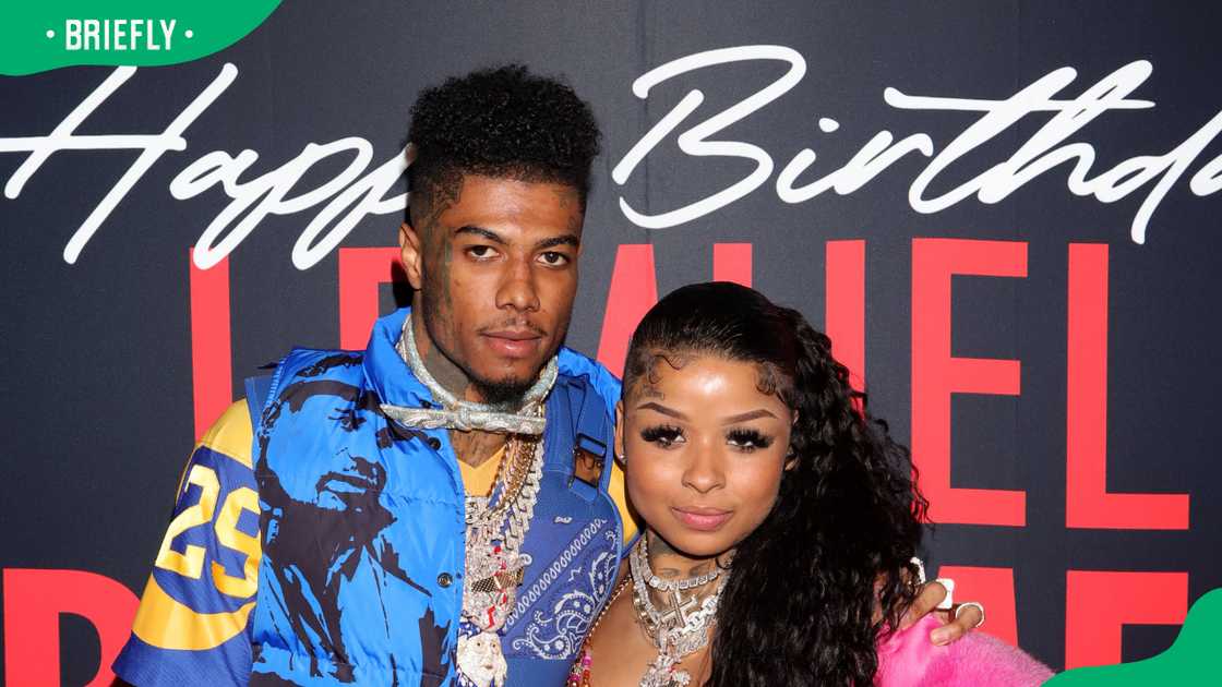 Blueface and Chrisean Rock at Lemuel Plummer's birthday Blueface and Chrisean Rock at Lemuel Plummer's birthday