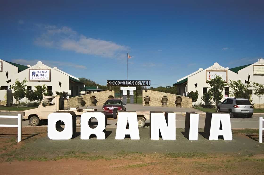 The town of Orania, based in the Northern Cape. The town of Orania, based in the Northern Cape.