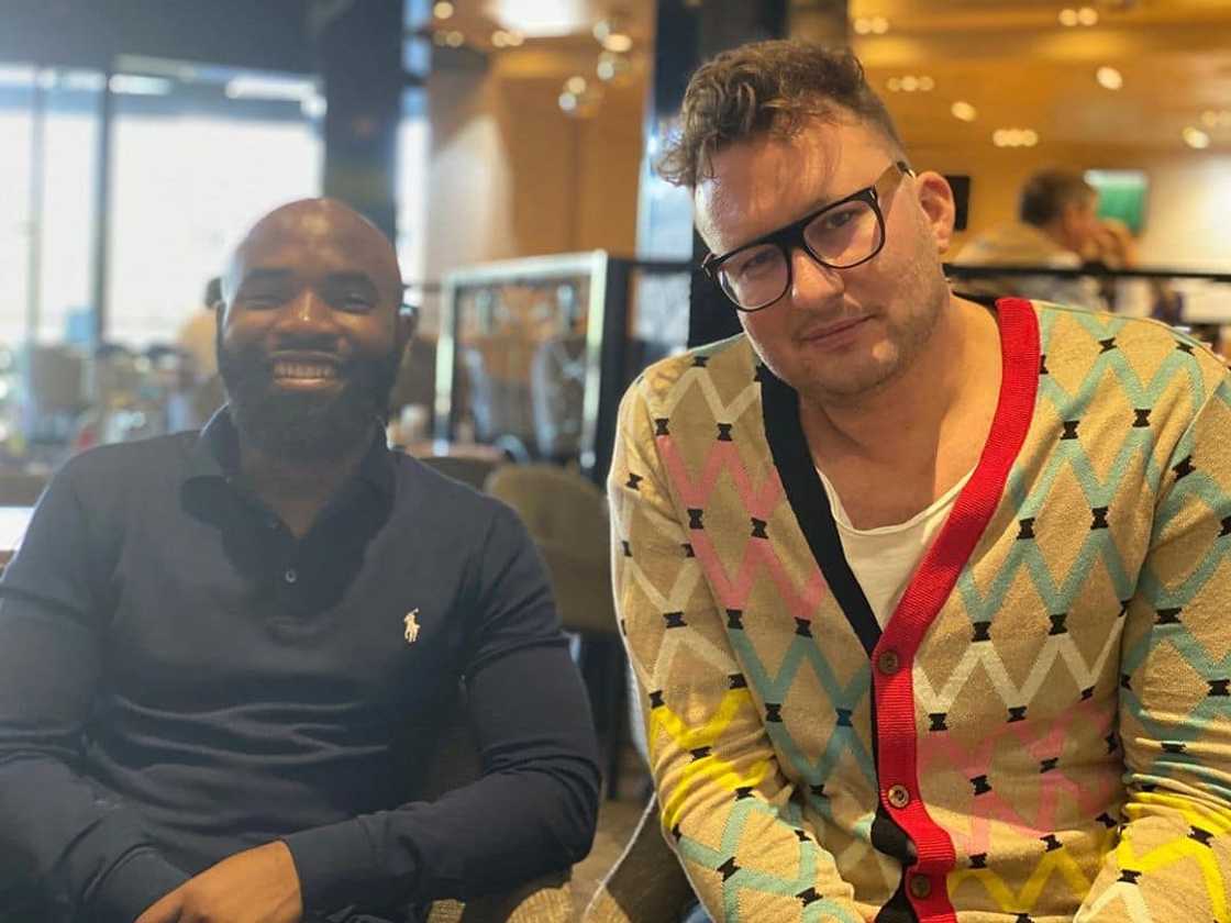 Phathu Makwarela and Gwydion Beynon Phathu Makwarela and Gwydion Beynon
