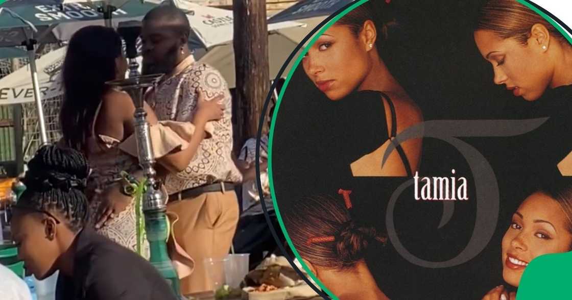 Couple slips into bubble at farmers market Couple slips into bubble at farmers market