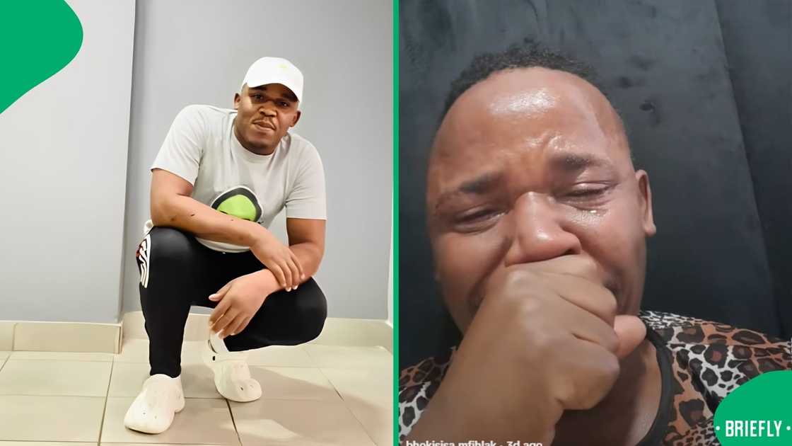 TikTok users advised a man not to cry after his woman dumped him TikTok users advised a man not to cry after his woman dumped him