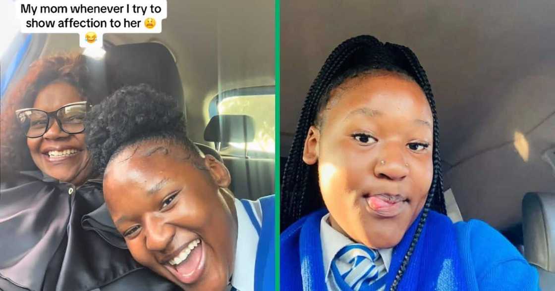 A loving daughter showed love to her mom in an adorable TikTok video. A loving daughter showed love to her mom in an adorable TikTok video.