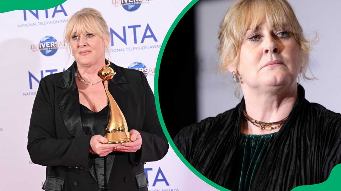 Sarah Lancashire at the 2023 National Television Awards and the 2024 BAFTAs