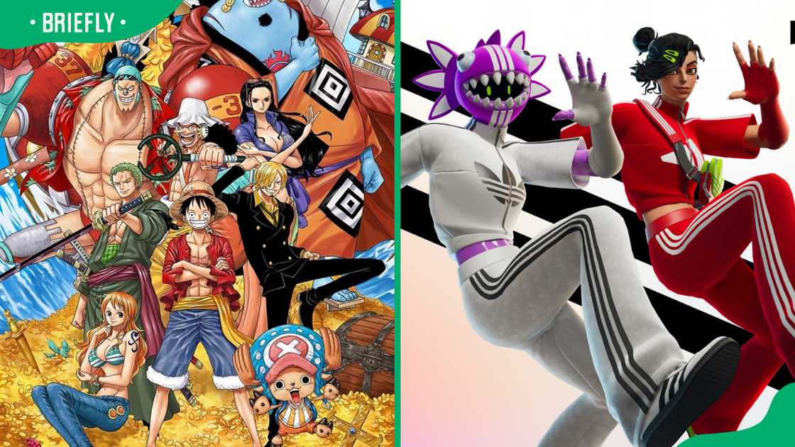 One Piece and Fortnite's characters