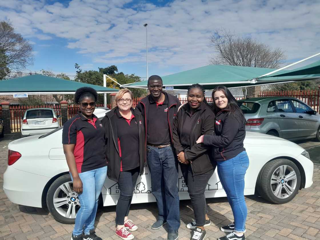They've not only supported her interracial relationship, but they also created a WhatsApp group to teach her isiZulu
