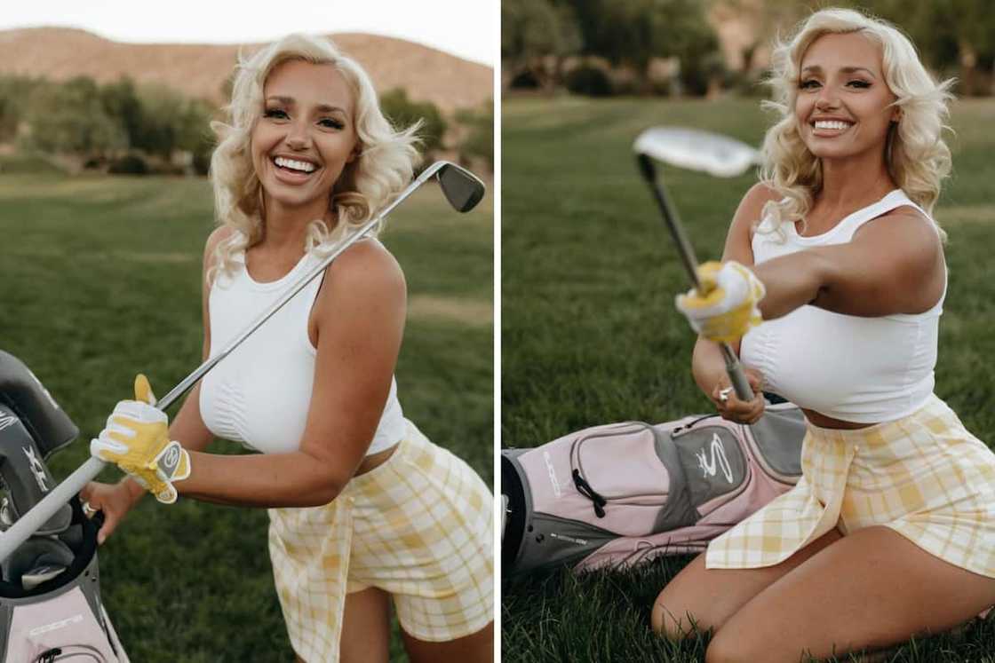 Golf cart girl Golf cart girl