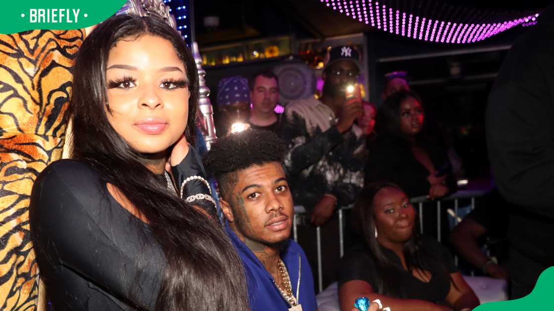 Chrisean Rock and Blueface in New York City