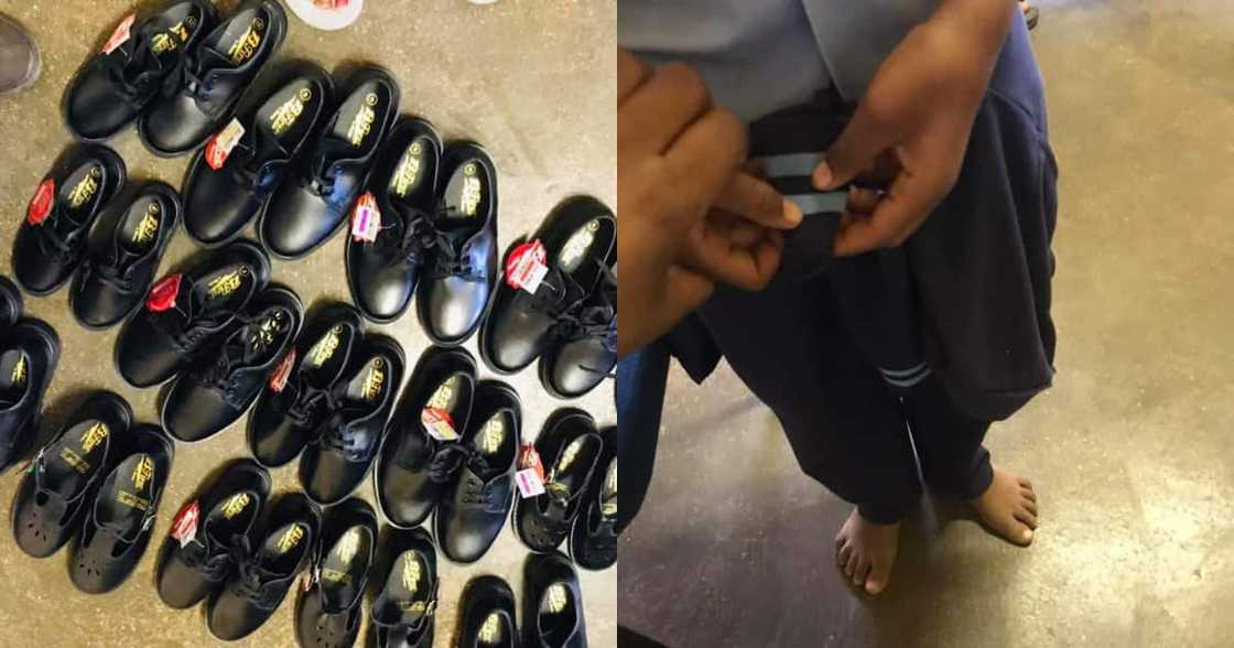 Heroic woman donates 16 pairs of shoes to children who desperately need them Heroic woman donates 16 pairs of shoes to children who desperately need them